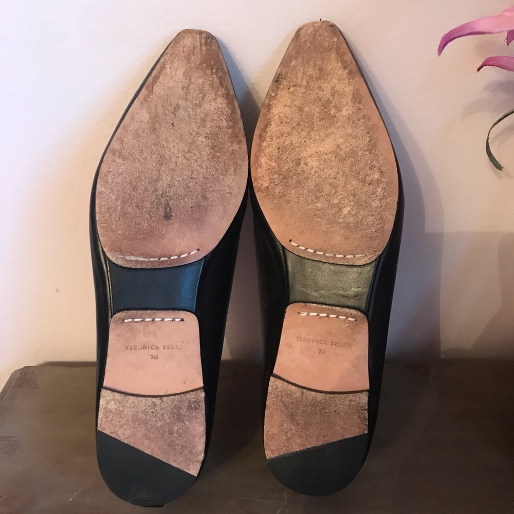 Veronica Beard Champlain Chain Black Leather Loaf… - image 6